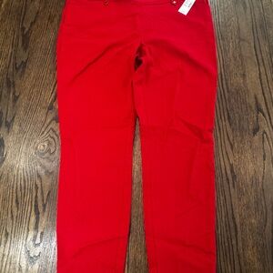 Maurice’s Red Skinny Bengaline Pants NWT | 16W Short